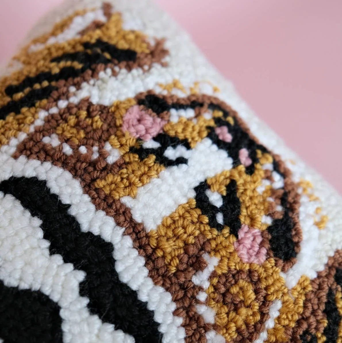 Tibetan Tiger Throw Pillow - Image 3