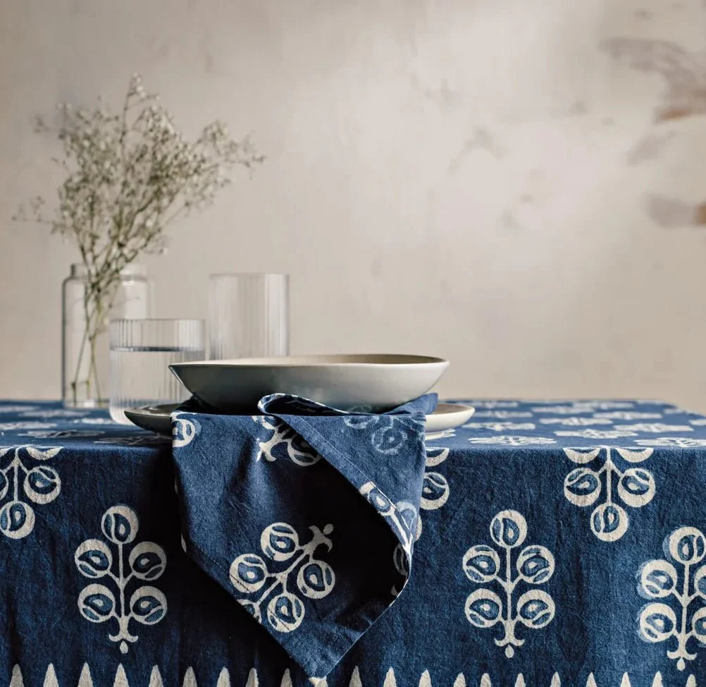 Hawthorn Block Print Napkins Set of 4 - Image 3