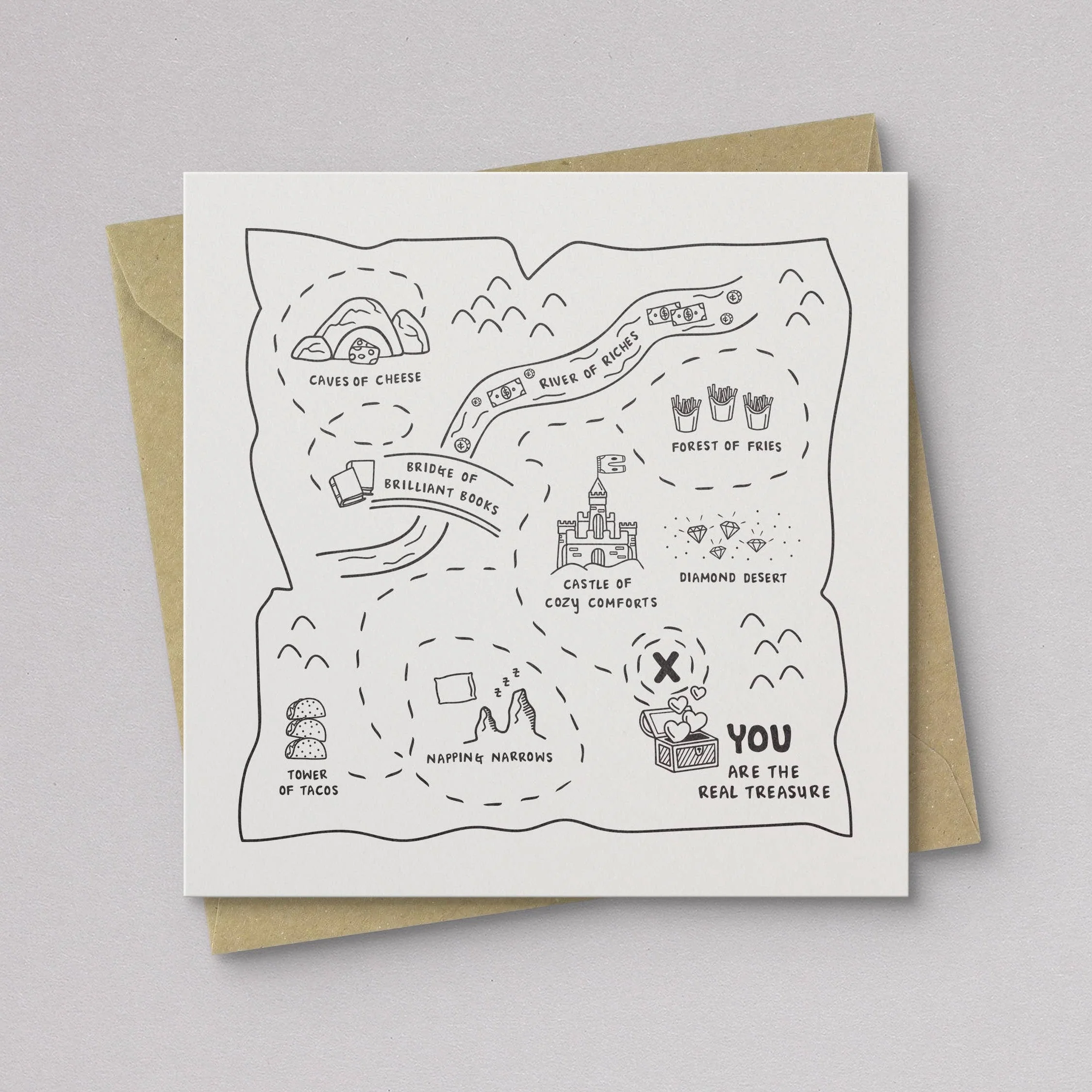 Treasure Map Love Card - Image 2