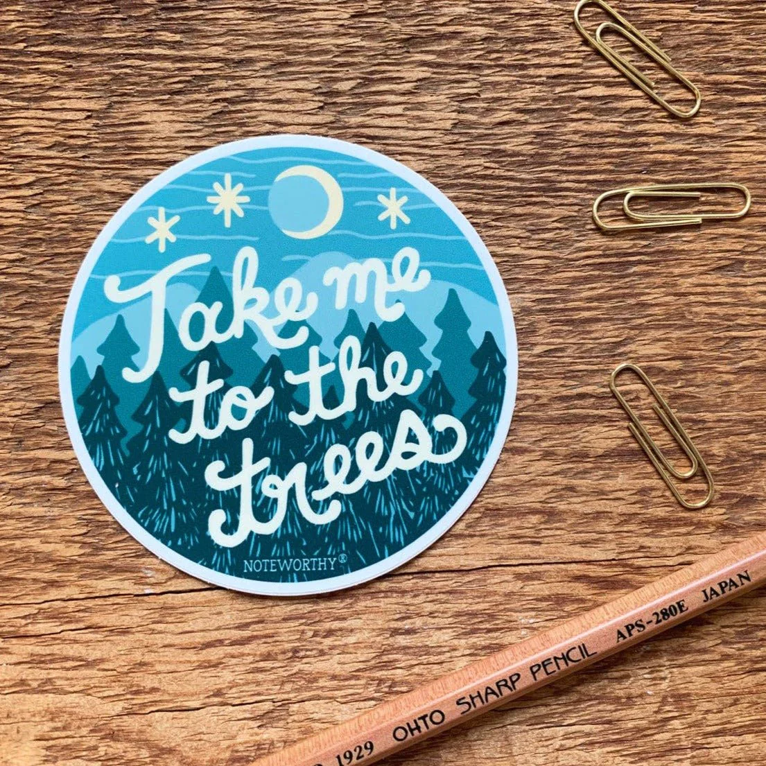 Take Me To The Trees Sticker - Image 2