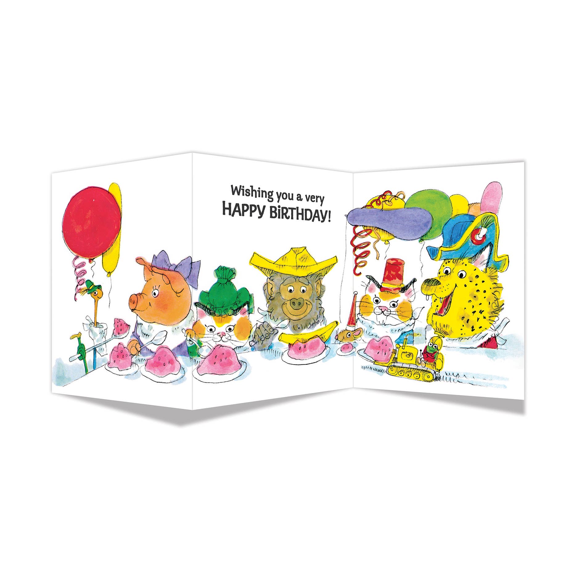 Lowly's Party Birthday Tri-Fold Card - Image 3