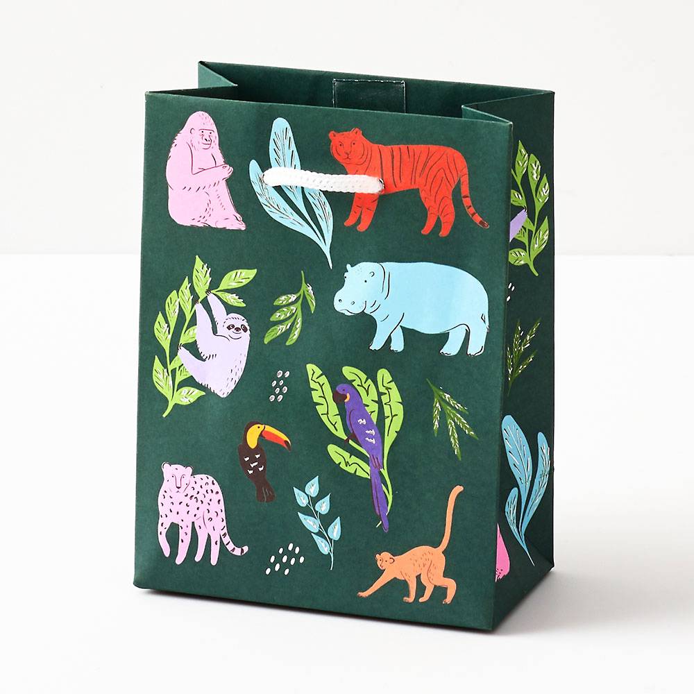 Tropical Jungle Animals Gift Bag
