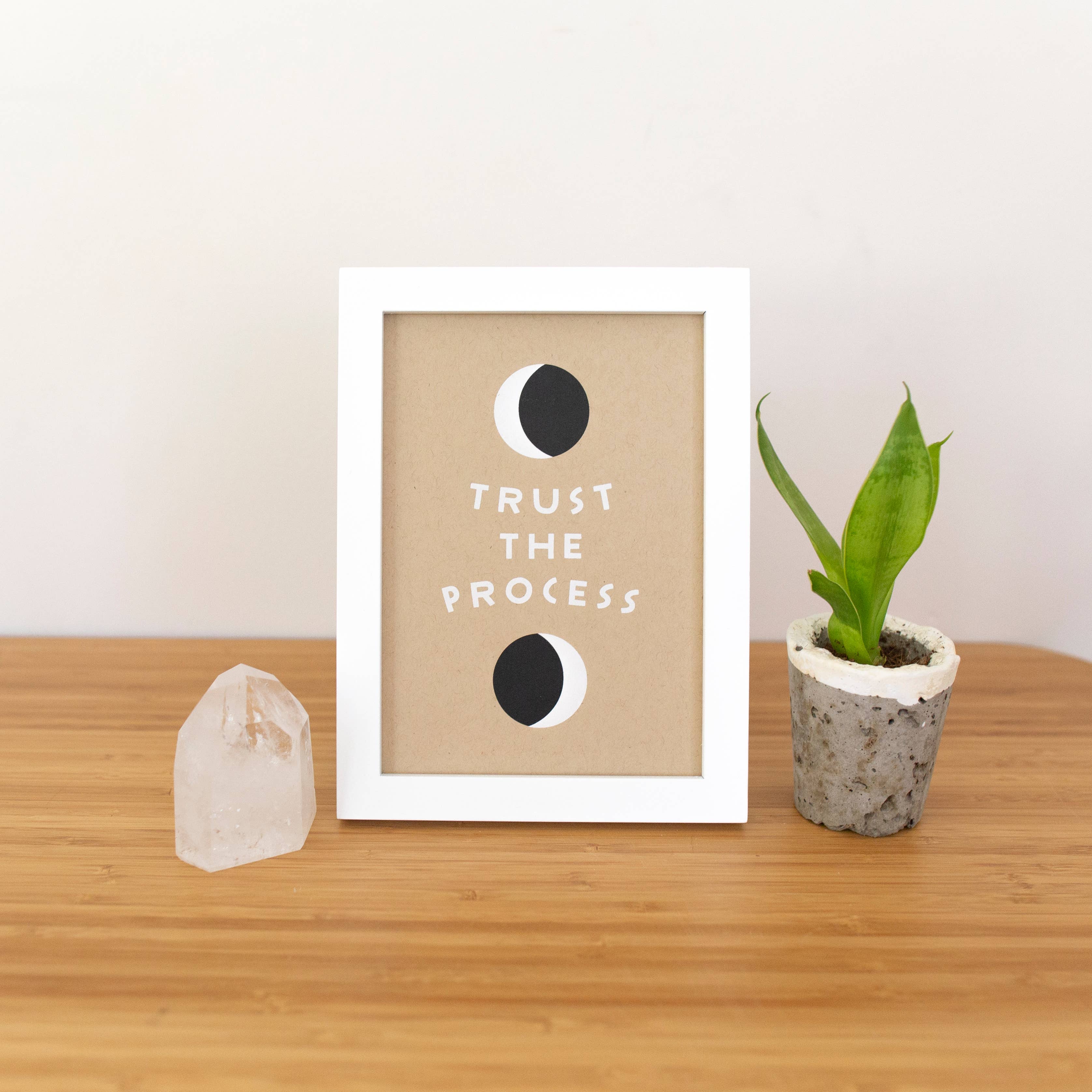 Trust The Process 5x7 Screen Print - Image 2