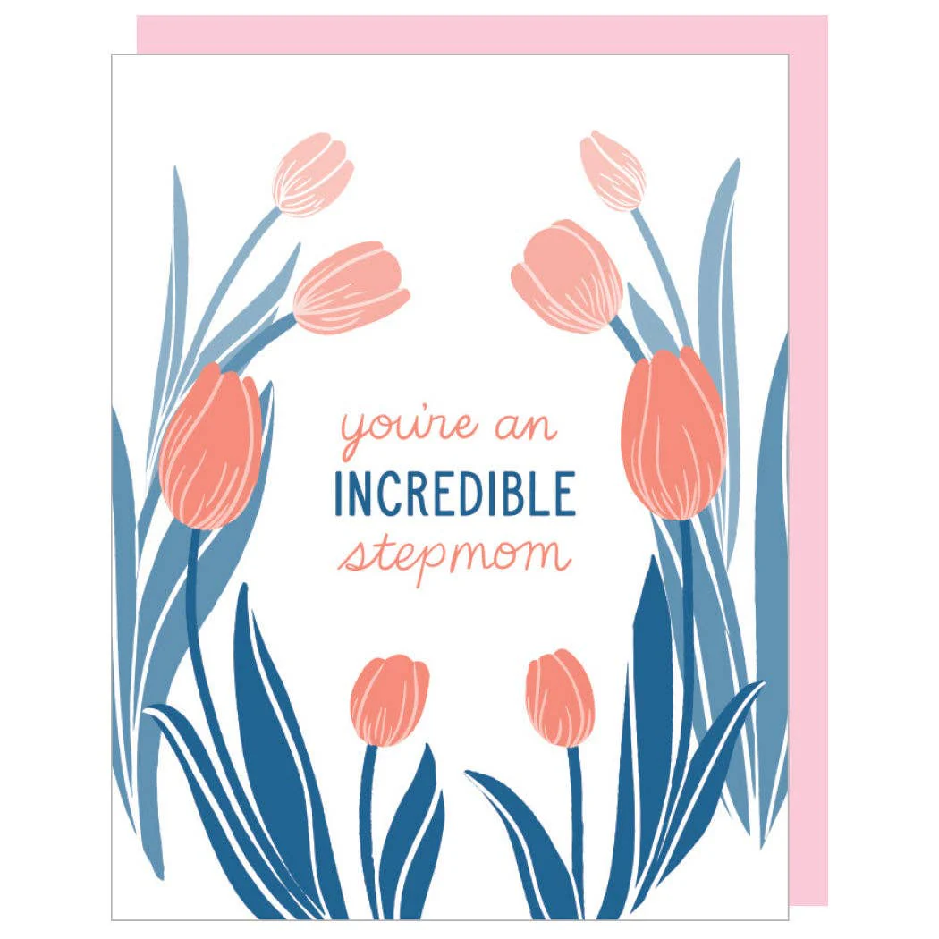 Tulips Stepmom Mother's Day Card - Image 2