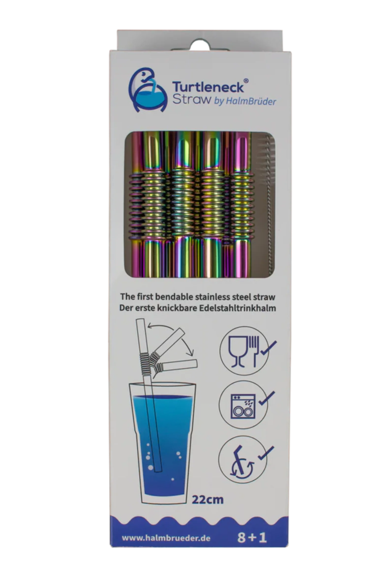 Turtleneck Stainless Steel Bendable Straws - Image 3