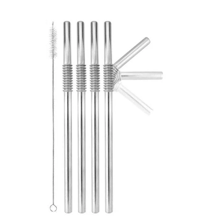 Turtleneck Stainless Steel Bendable Straws - Image 4