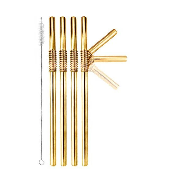 Turtleneck Stainless Steel Bendable Straws - Image 6