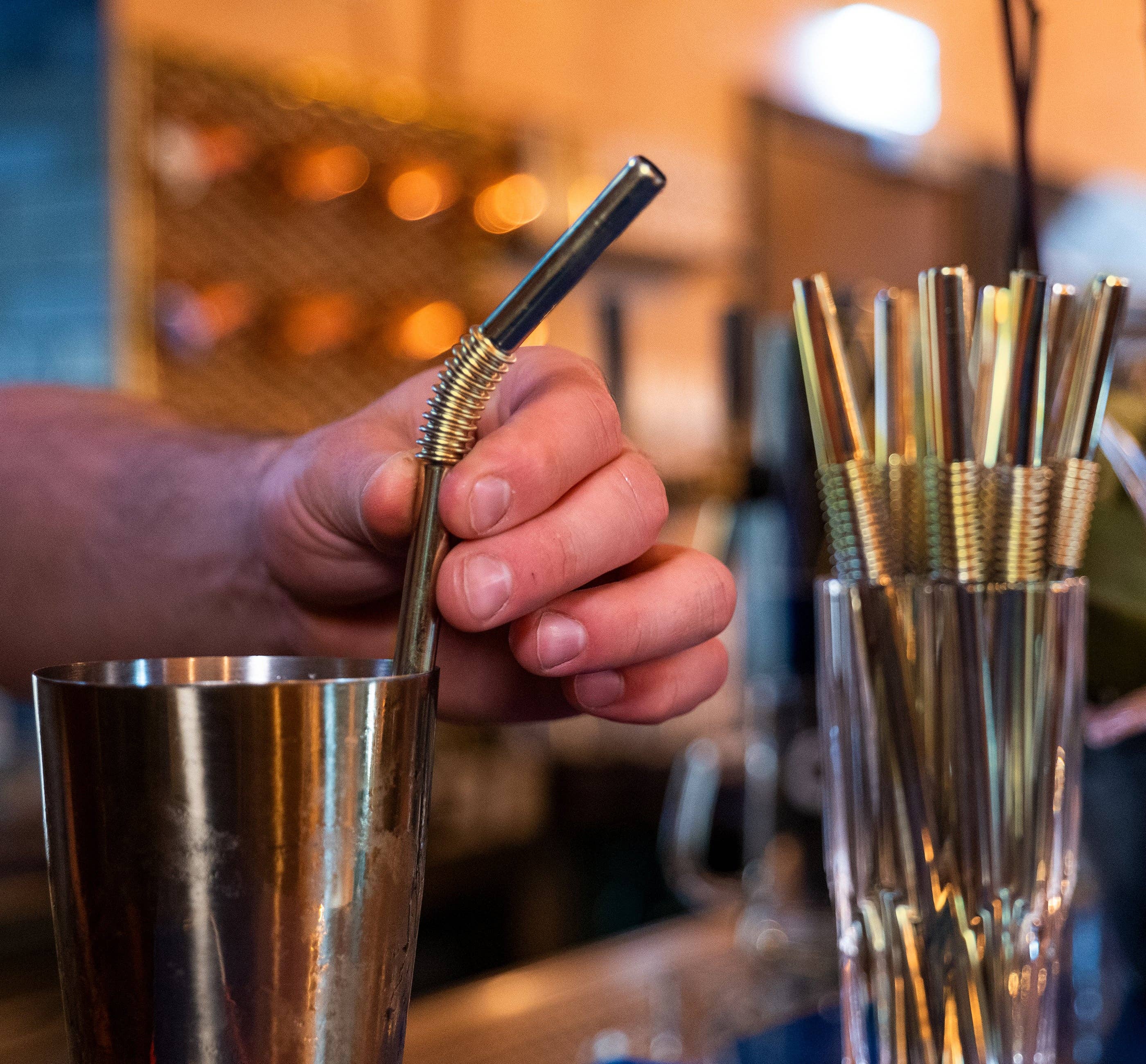Turtleneck Stainless Steel Bendable Straws - Image 8