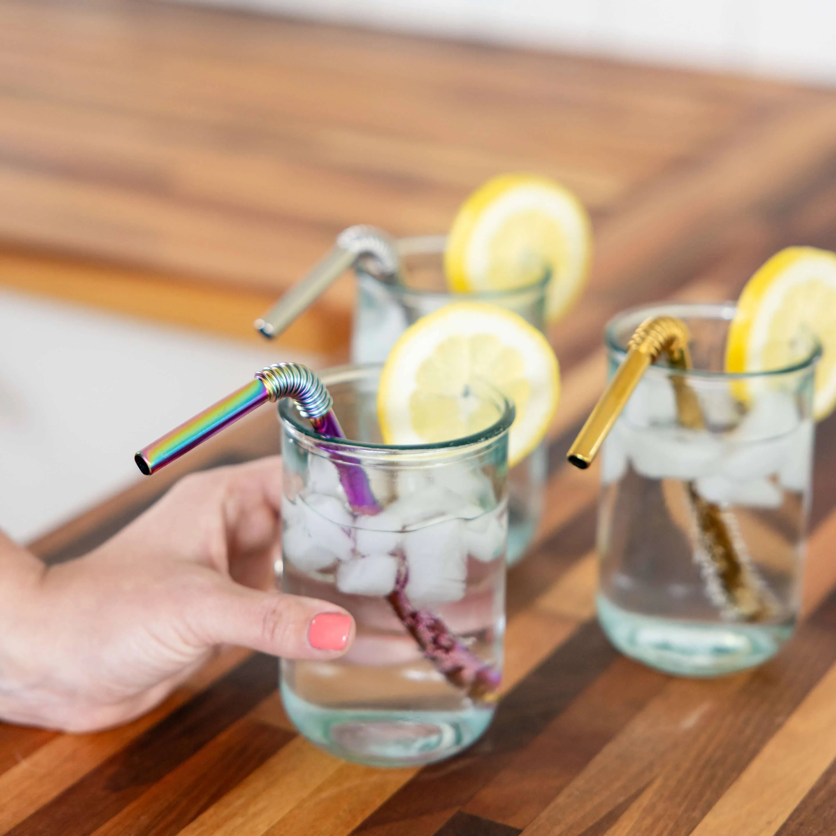 Turtleneck Stainless Steel Bendable Straws - Image 9