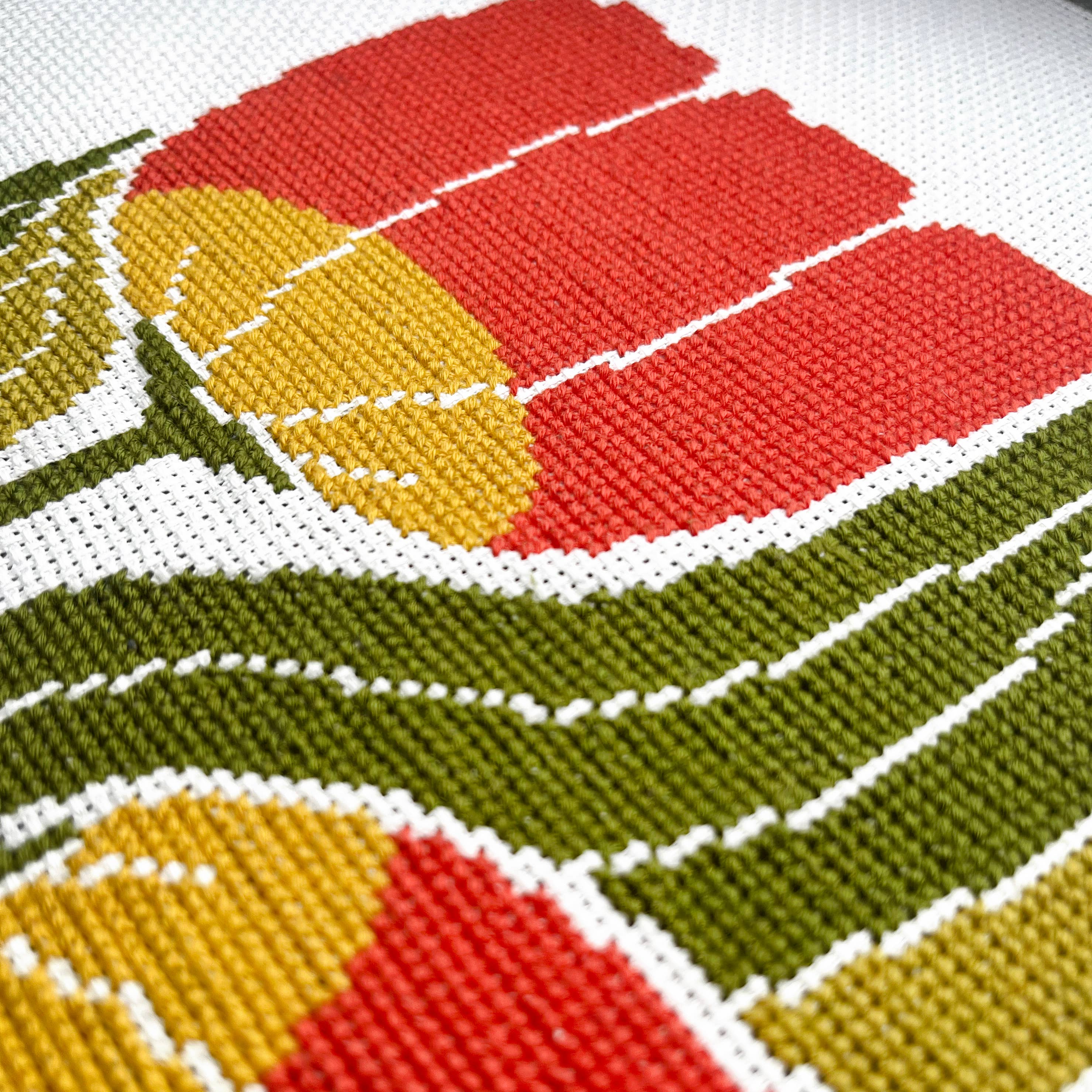 Twin Blooms Cross Stitch Kit  - Image 3