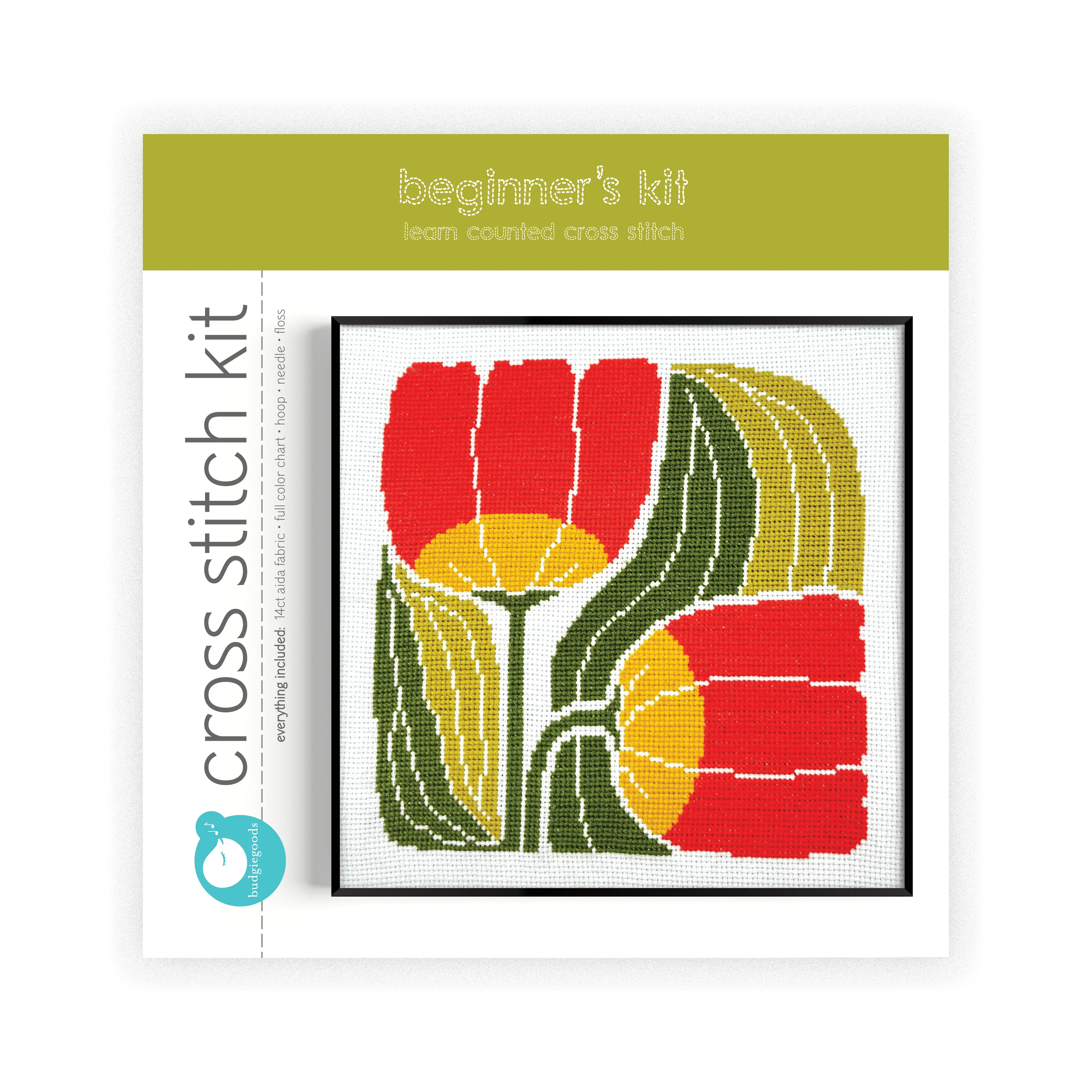 Twin Blooms Cross Stitch Kit  - Image 5