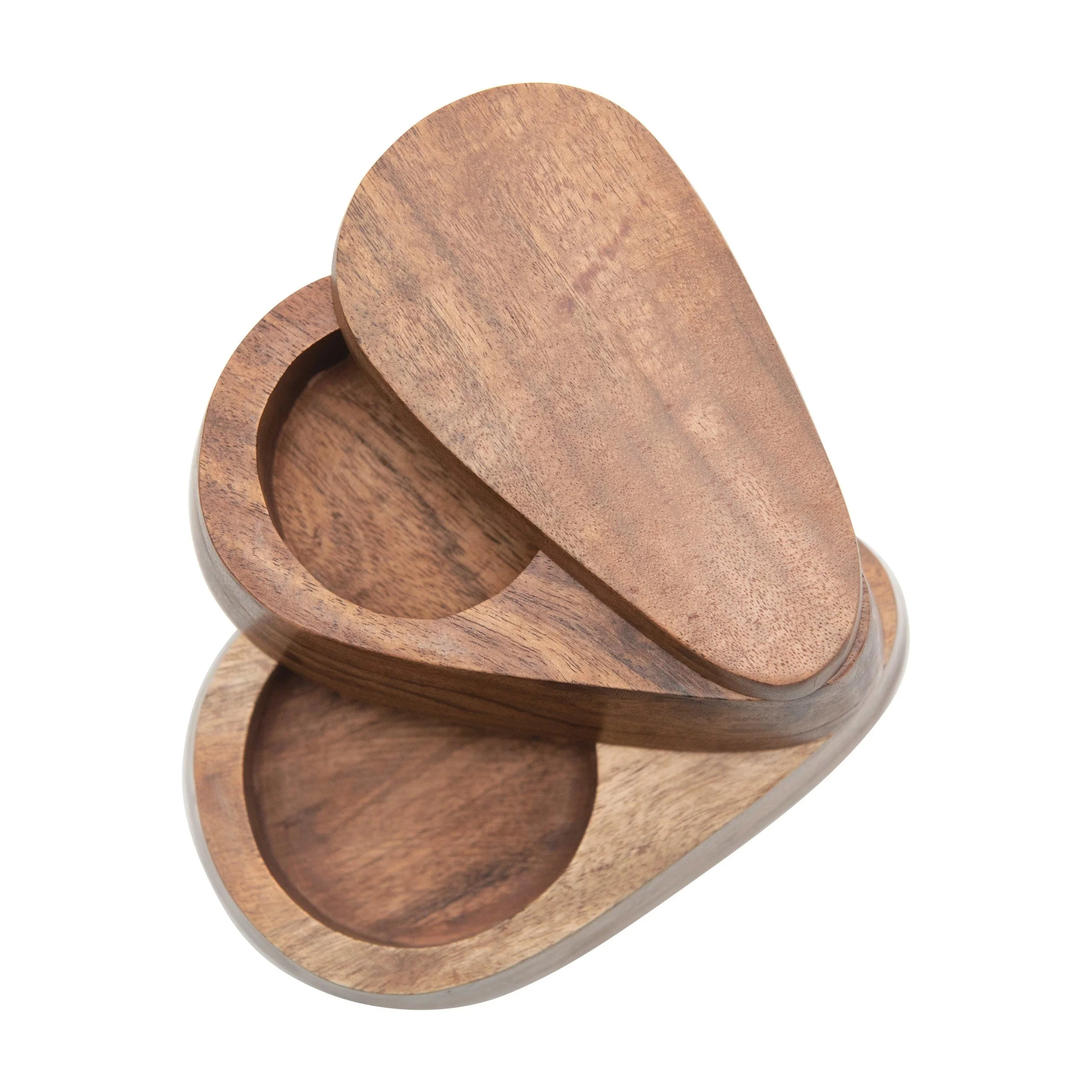 Two-Tier Acacia Wood Salt Box - Image 4