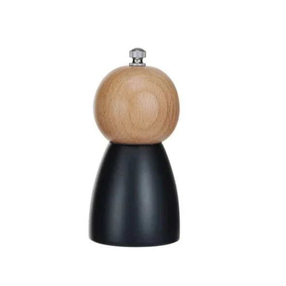 Two-Tone Rubberwood Salt/Pepper Mills - Image 2