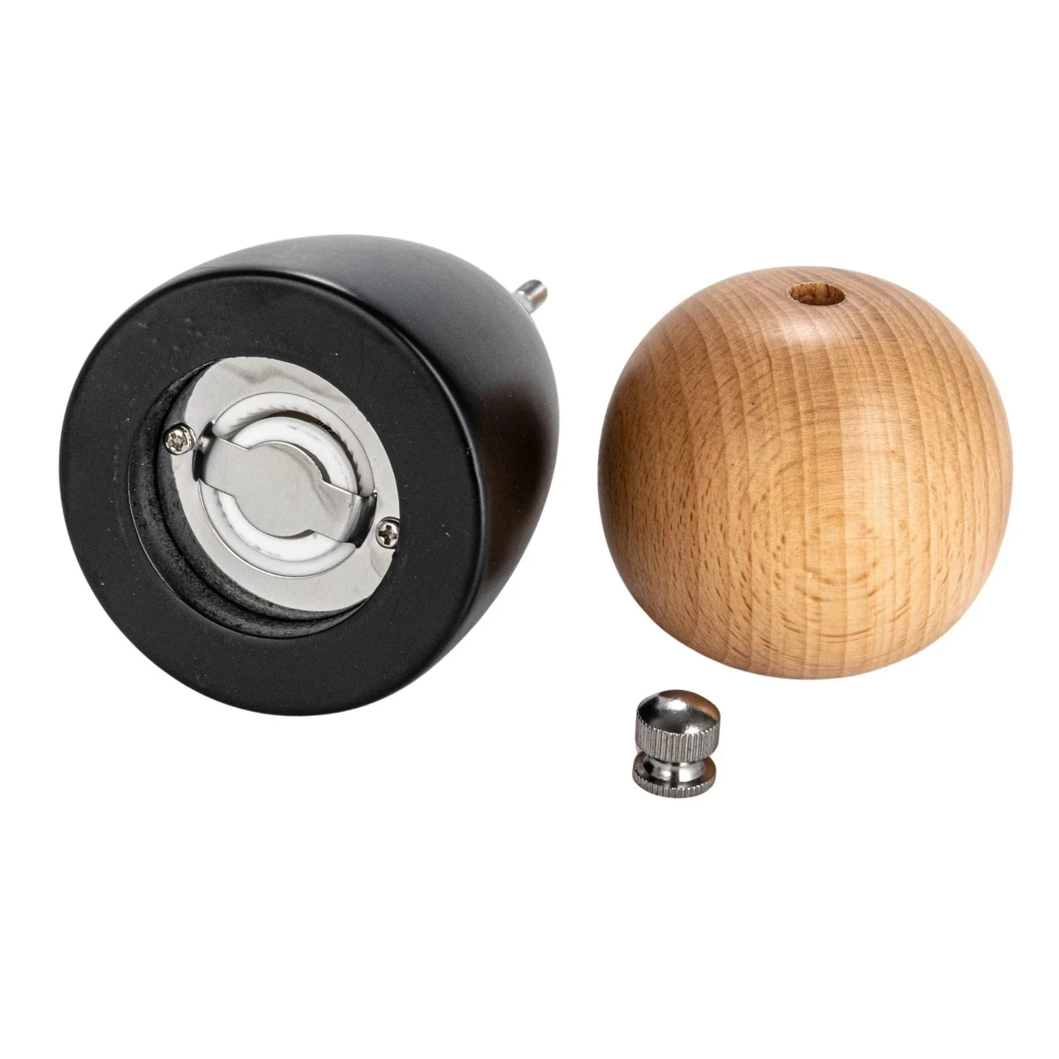 Two-Tone Rubberwood Salt/Pepper Mills - Image 4