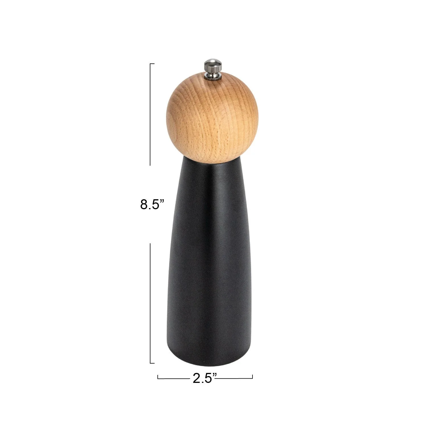 Two-Tone Rubberwood Salt/Pepper Mills - Image 6