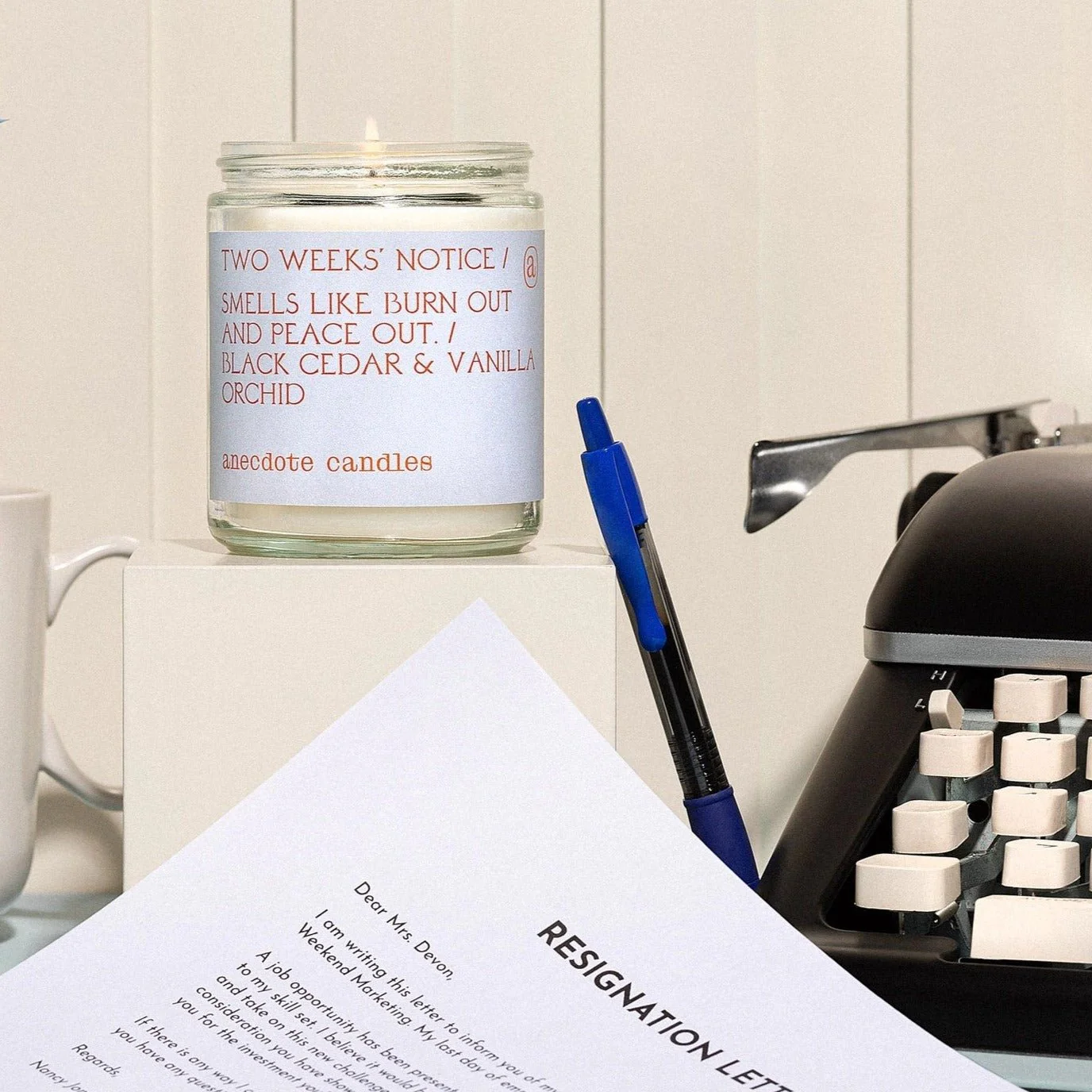 Two Weeks' Notice Candle - Image 3