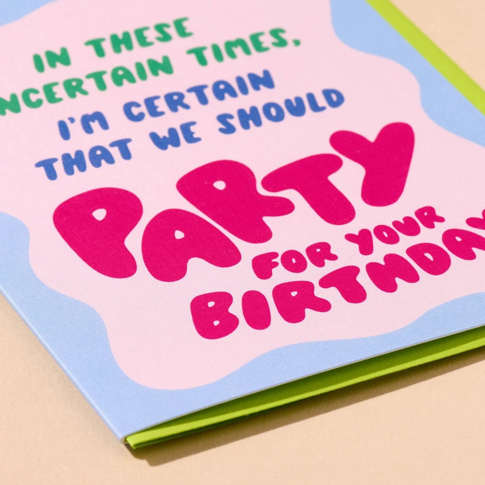 Uncertain Times Birthday Card - Image 2