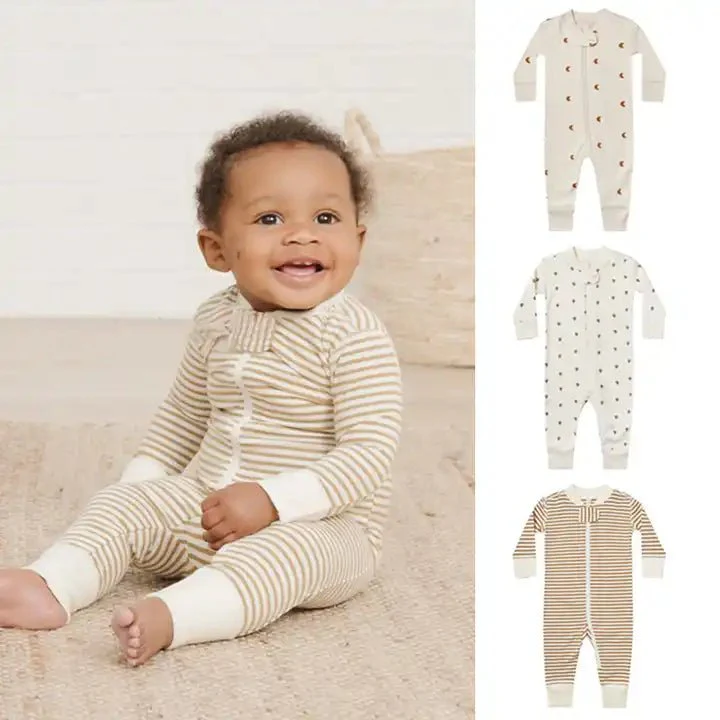 Long Sleeve Jumpsuit: Stripe - Image 3