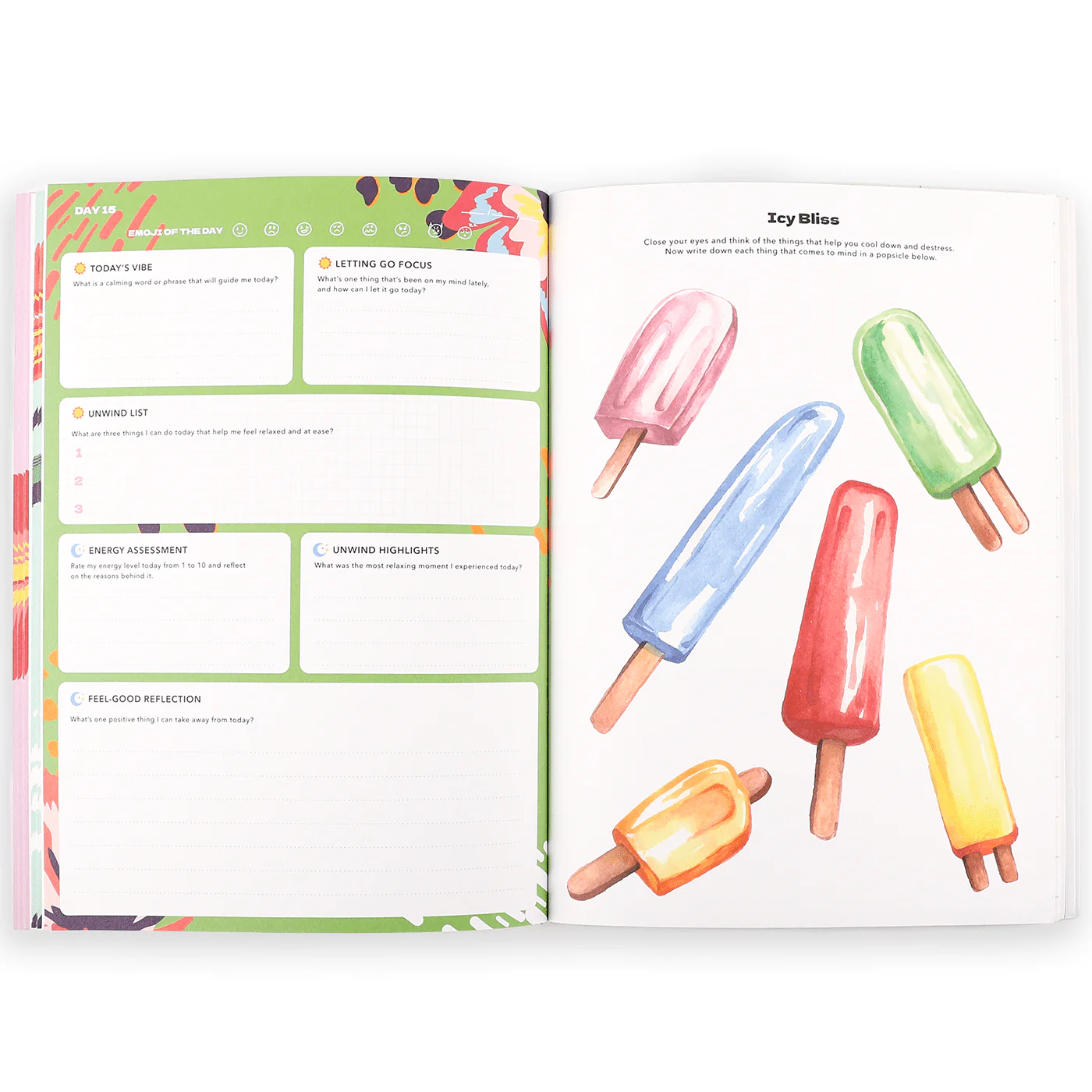 Unwind Every Day Self Care Art Workbook - Image 8