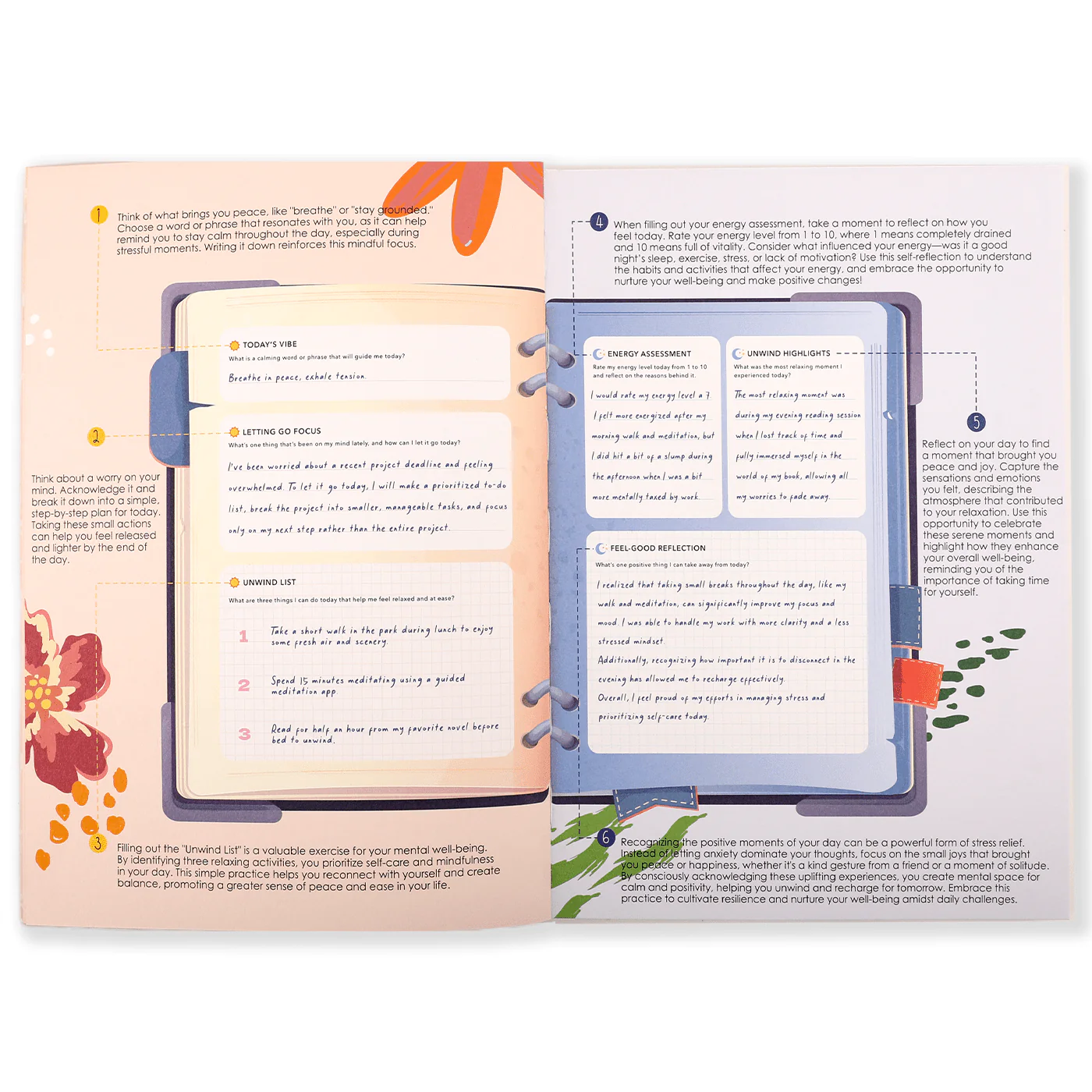 Unwind Every Day Self Care Art Workbook - Image 9