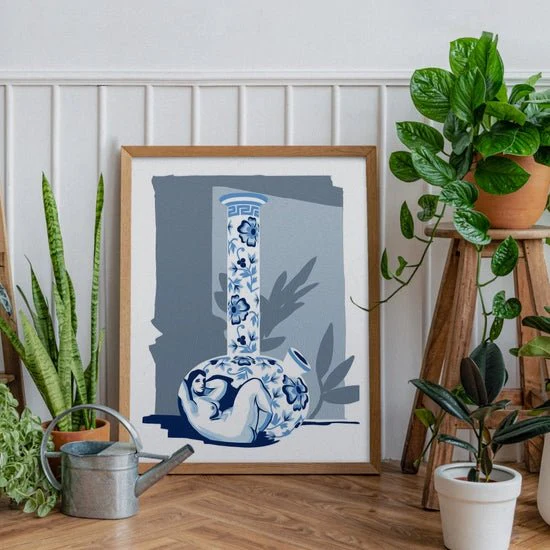 Modern Paint by Numbers Kit: "Vase" Still Life - Image 2