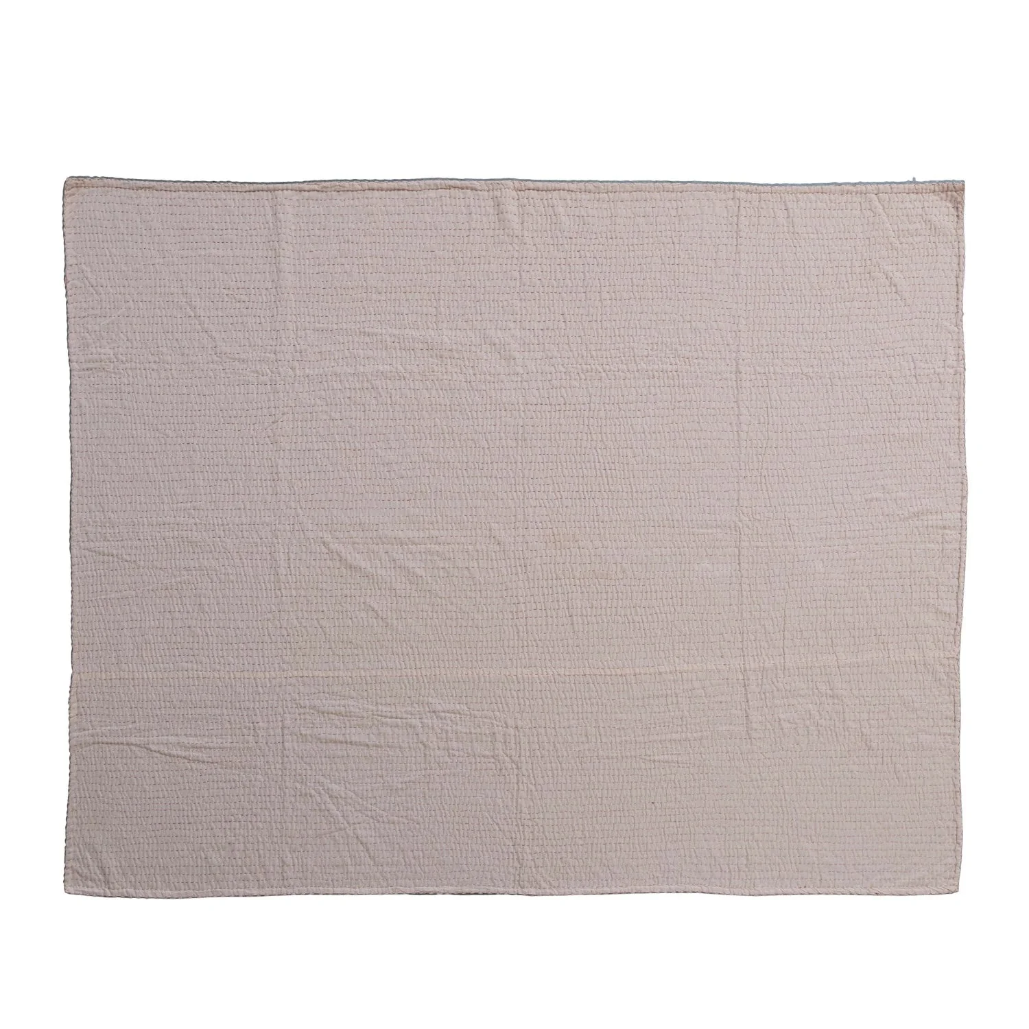 Kantha Stitch Velvet Throw Blanket - Image 7