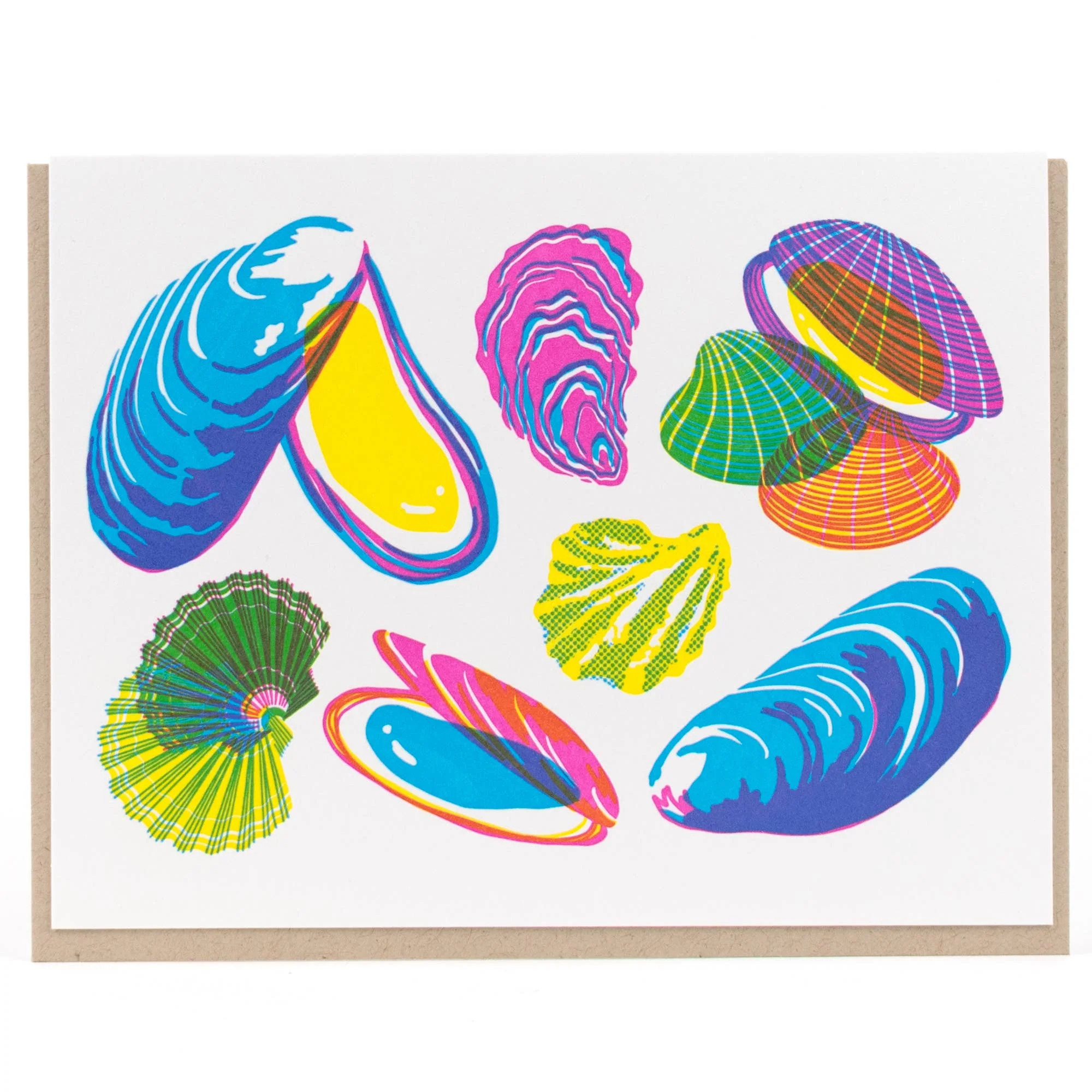 Vibrant Mollusks Card