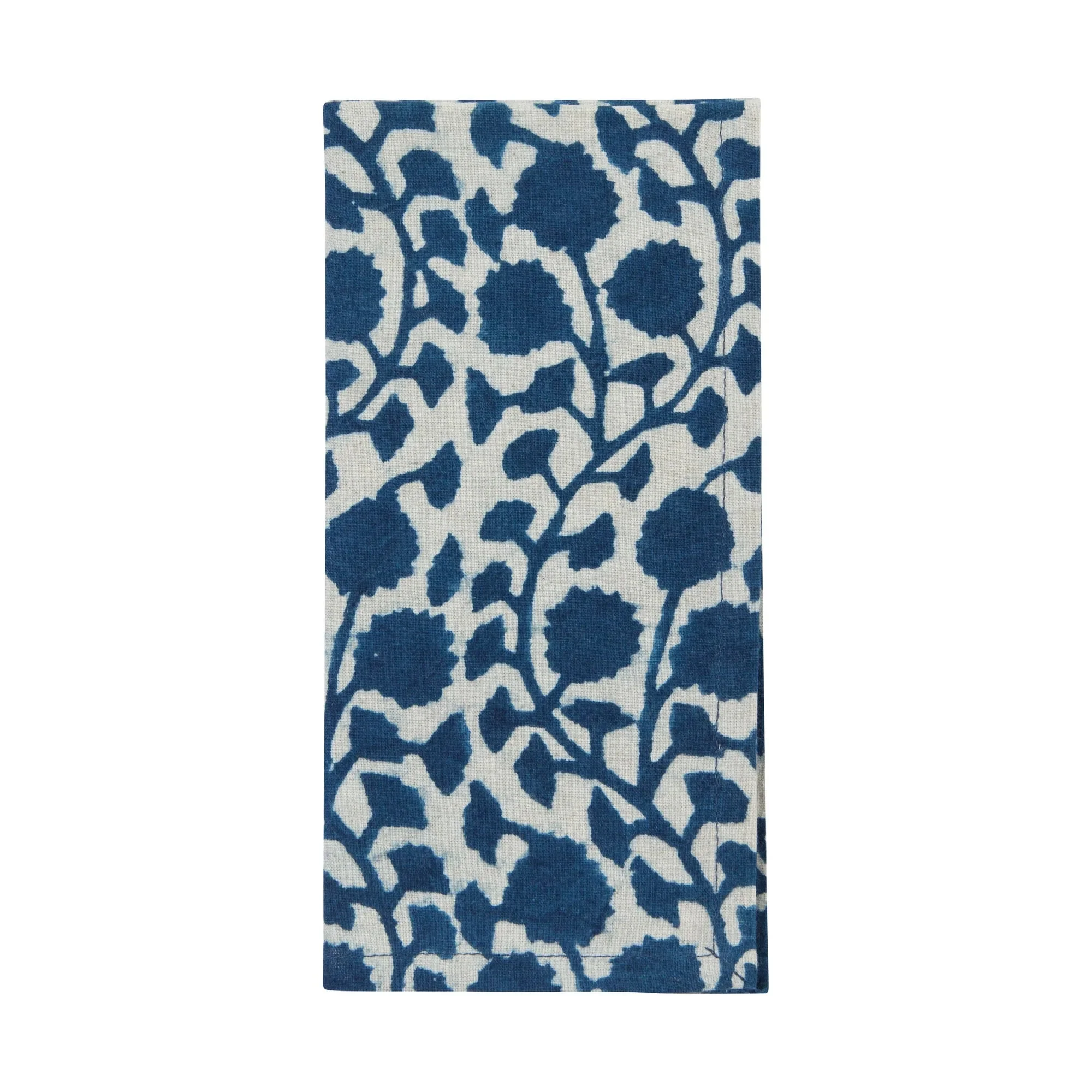 Vinebloom Block Print Napkins Set of 4 - Image 2