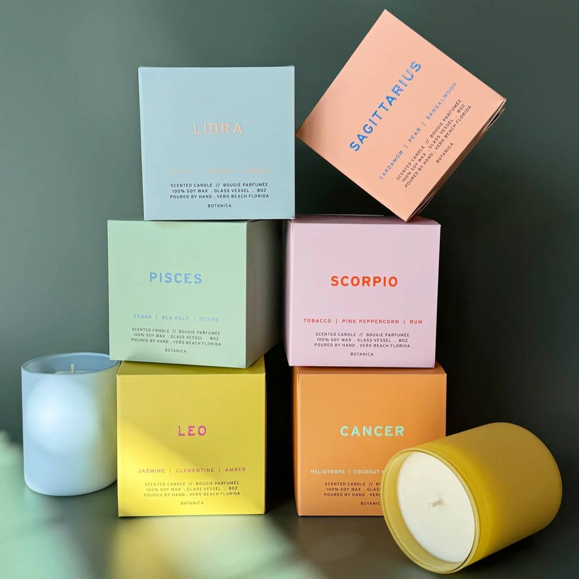 Virgo Zodiac Candle - Image 3