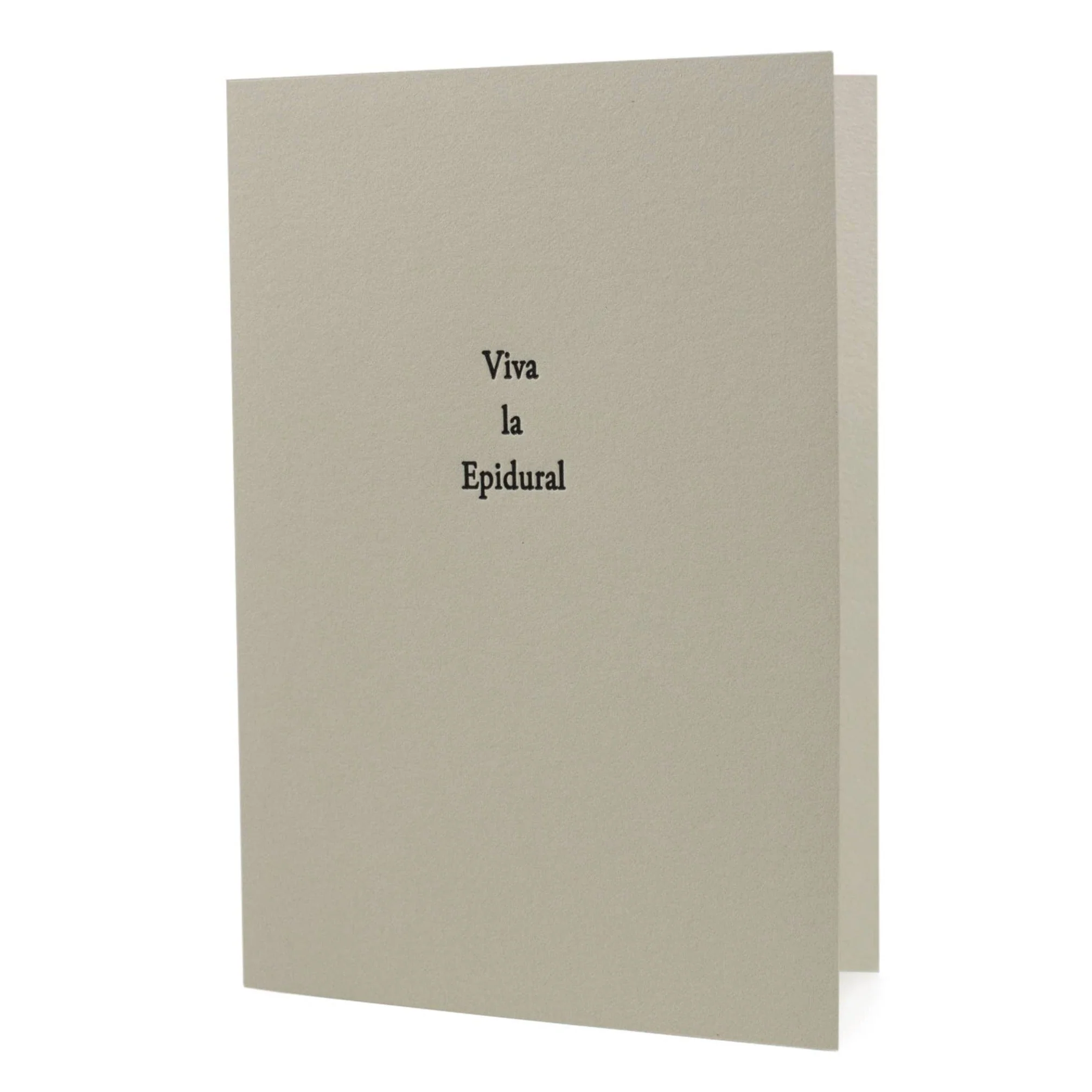 Viva La Epidural Card