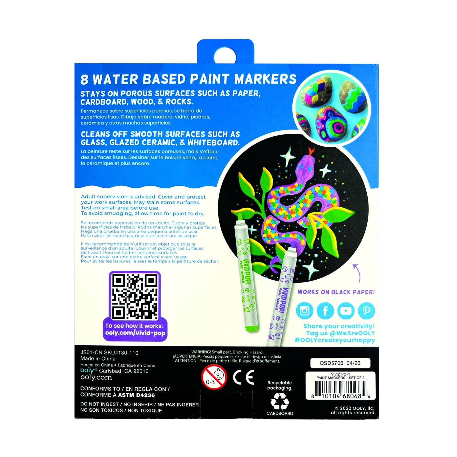 Vivid Pop! Water Based Paint Markers - Image 2