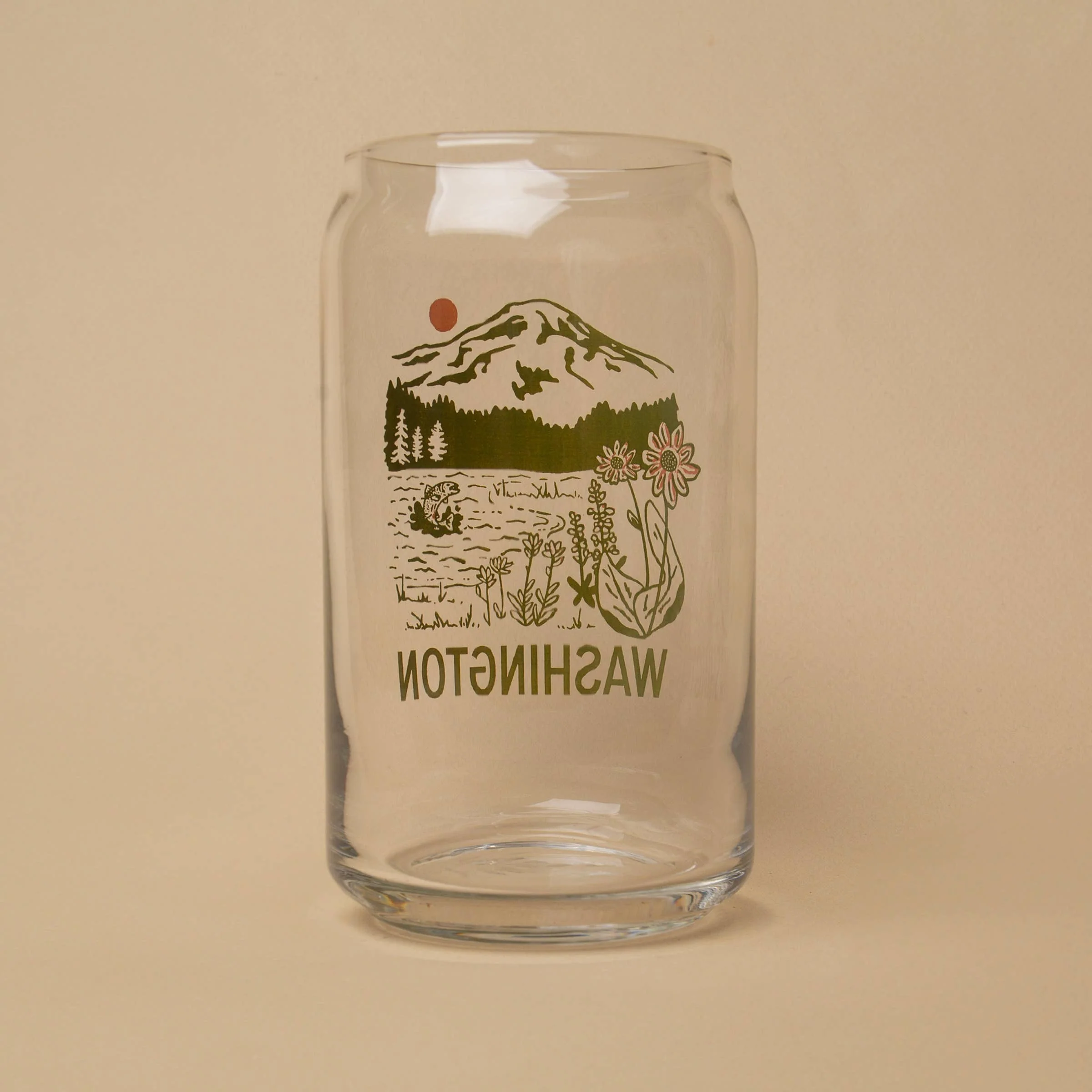 Mountain Lake Beer Can Glass - Image 3