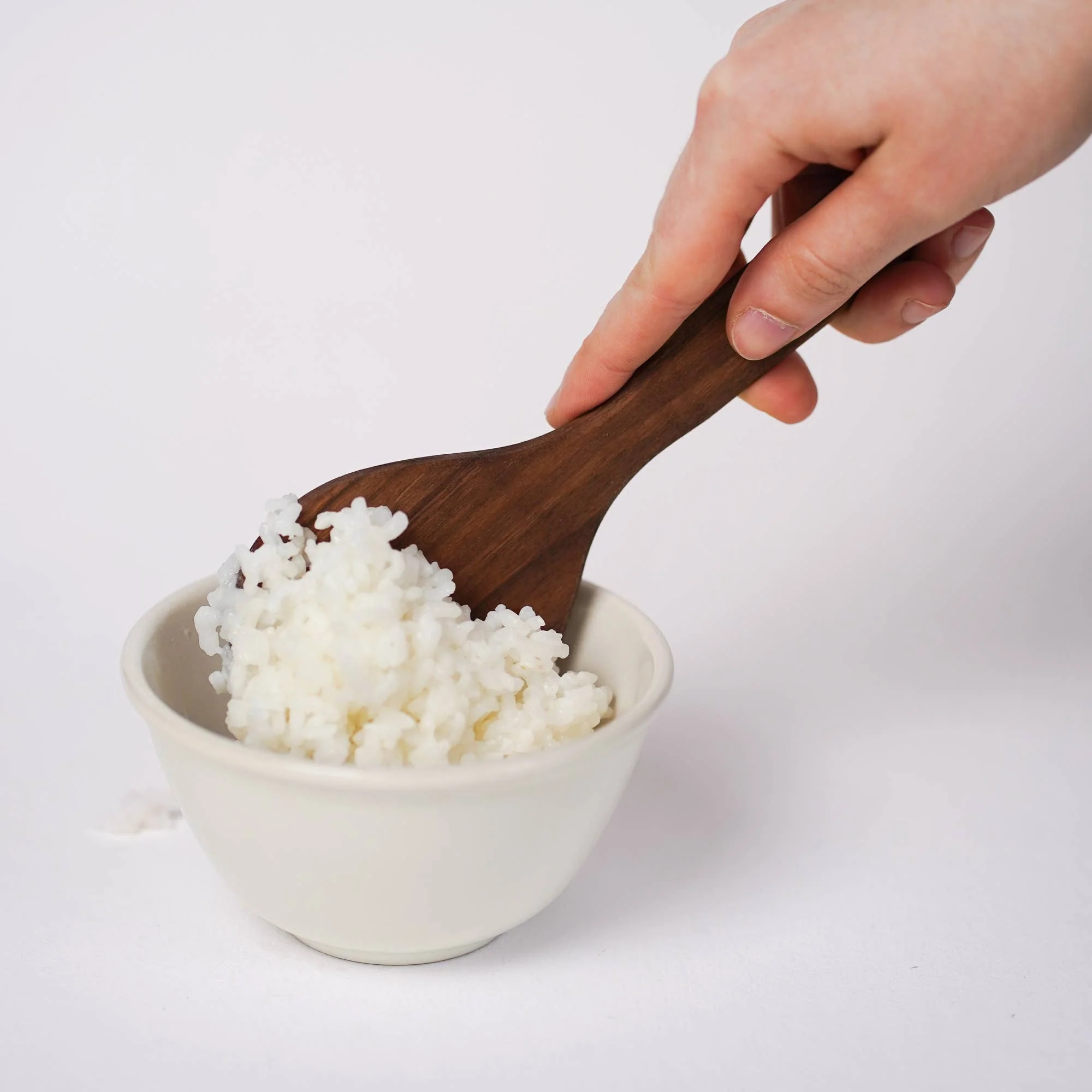 Walnut Rice Paddle Scoop - Image 2