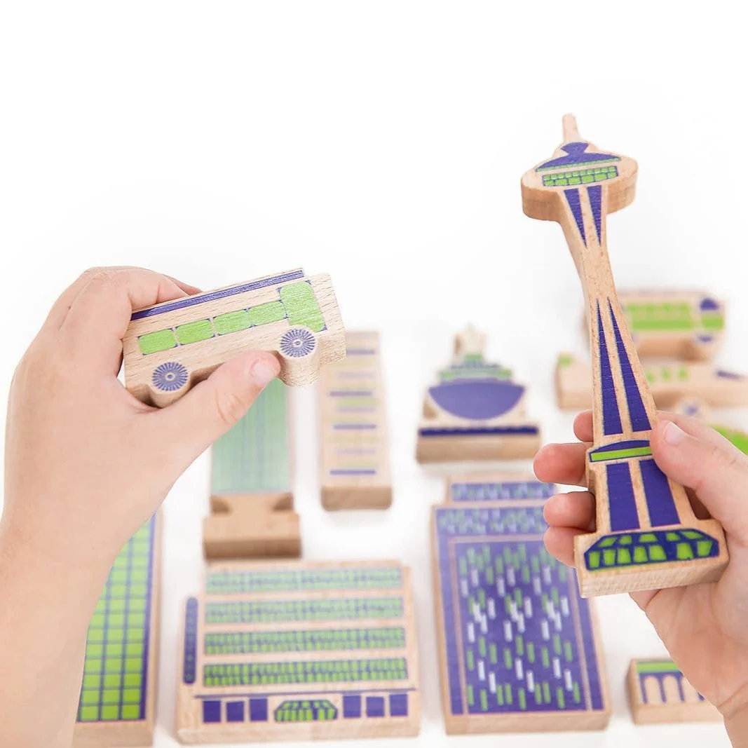 Wanderlust Seattle Wooden Play Set - Image 5