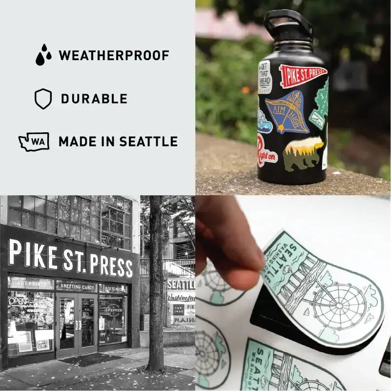 Washington Icons Sticker - Image 2