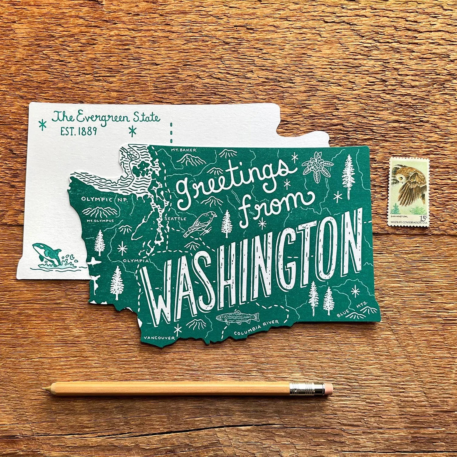 Washington Postcard - Image 2