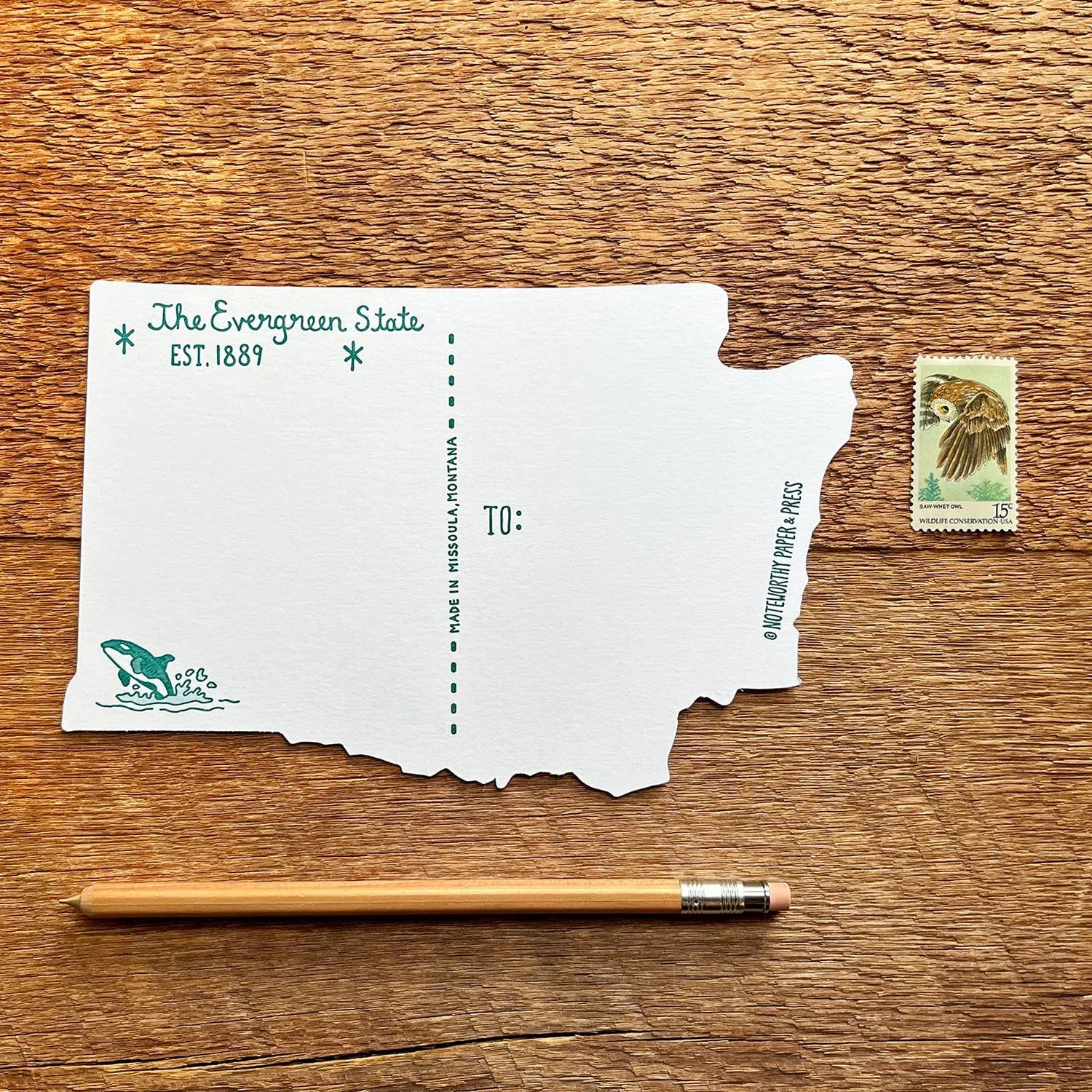 Washington Postcard - Image 3