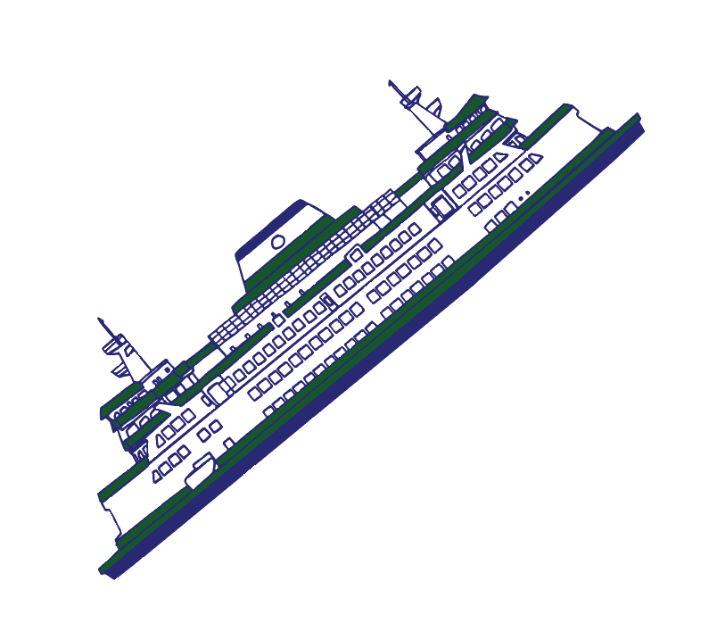 Washington State Ferry Sticker - Image 2