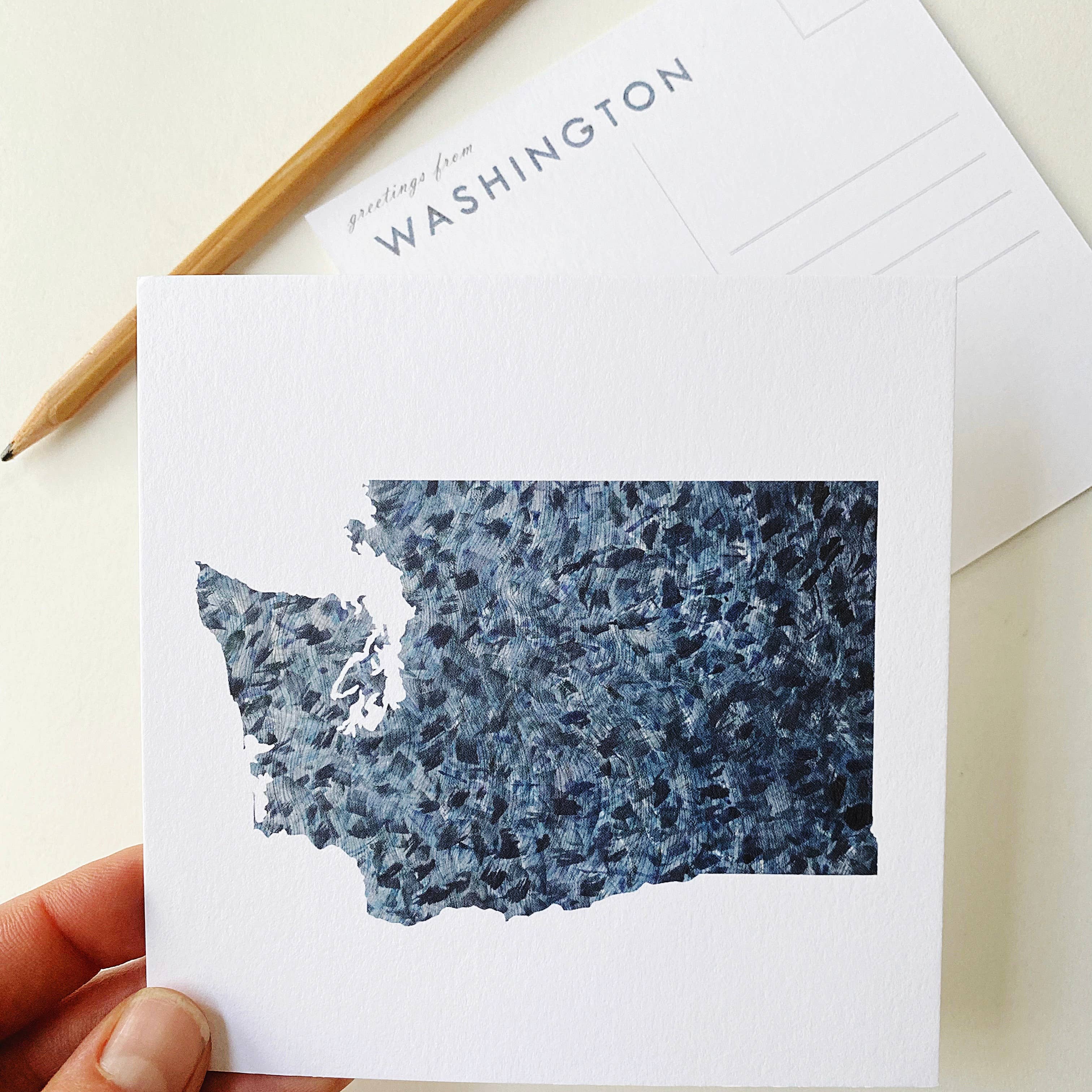 Washington State Map Postcard - Image 3