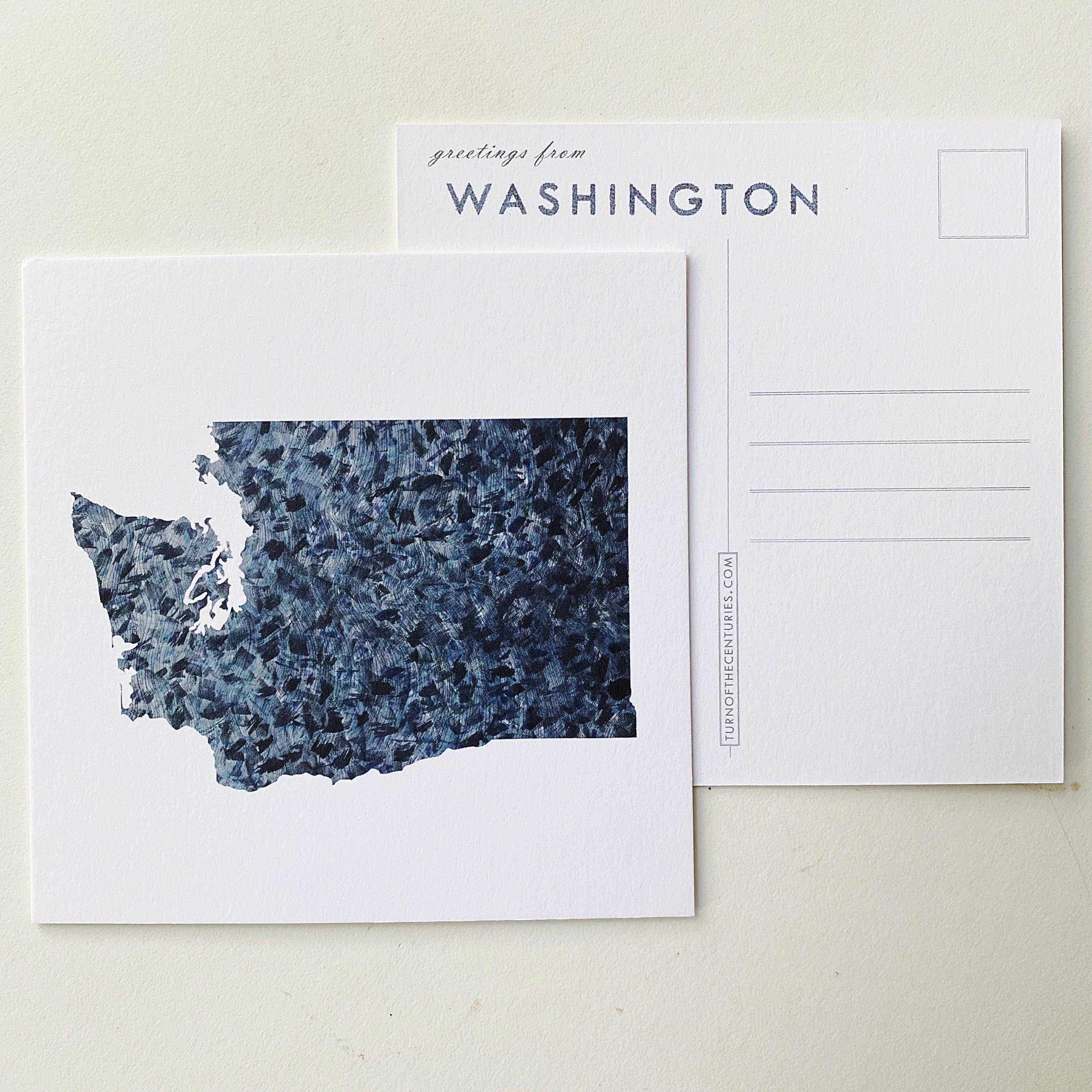 Washington State Map Postcard - Image 5