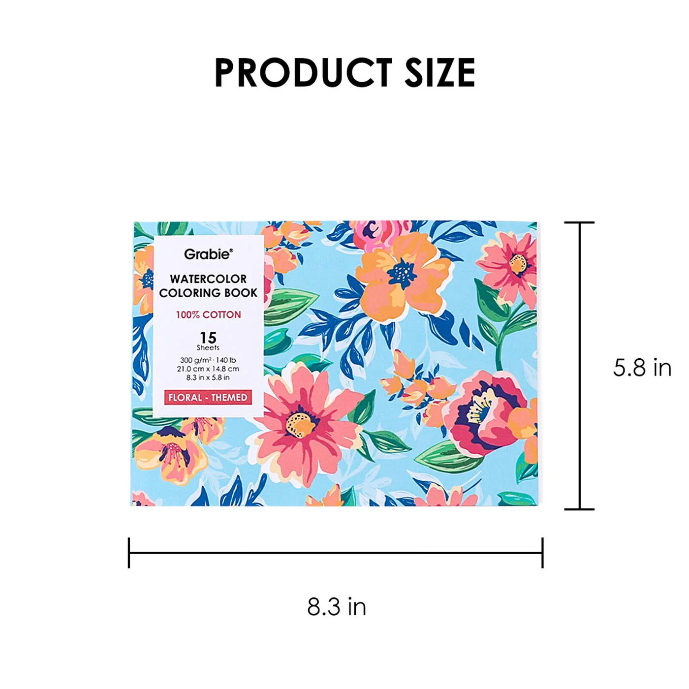 Watercolor Coloring Book: Floral - Image 7