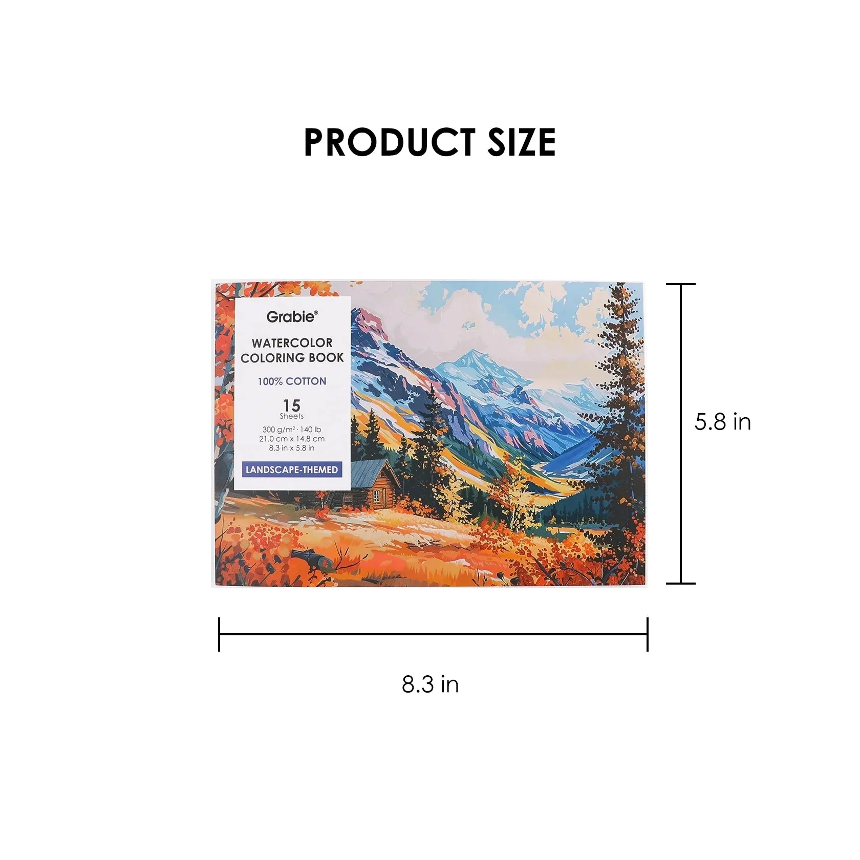Watercolor Coloring Book: Landscape - Image 9