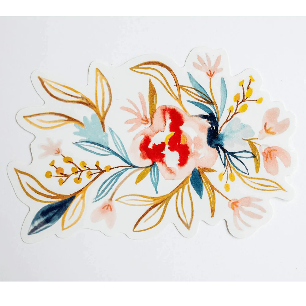 Watercolor Floral Sticker 2