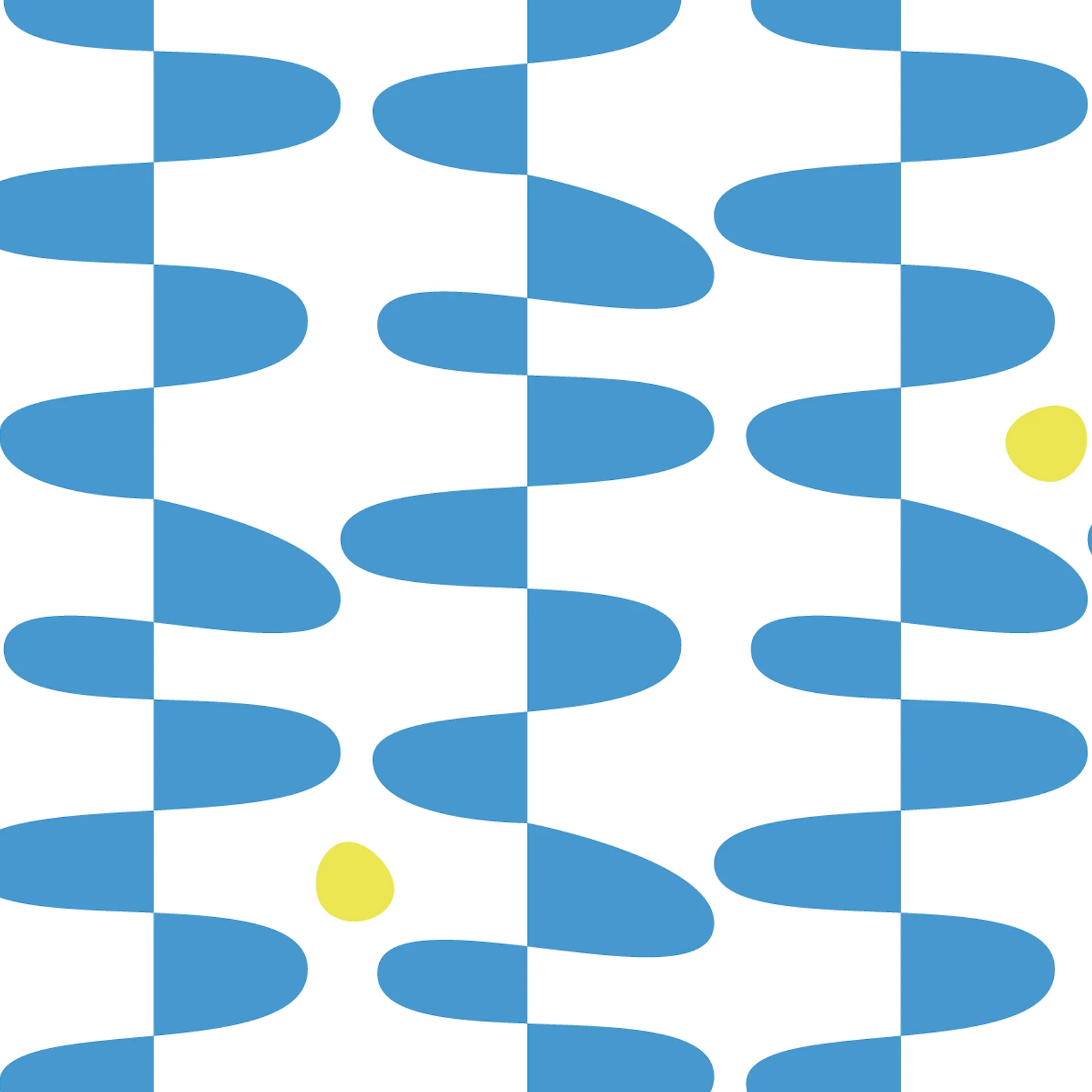 Eco Wrap: Wavy/ Checks  - Image 2
