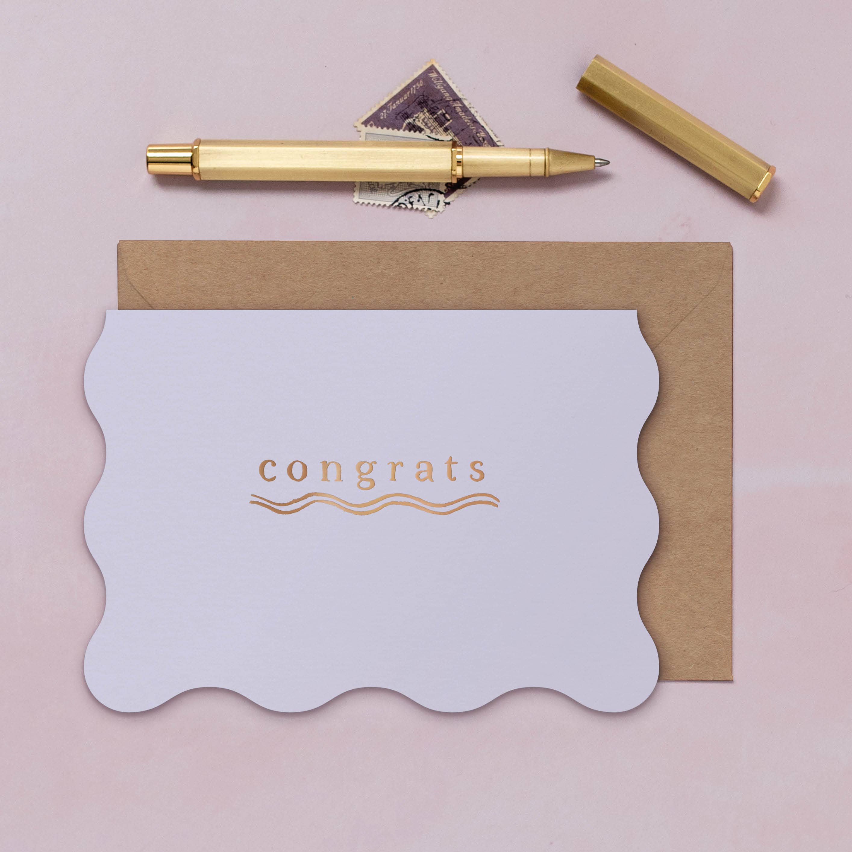 Wavy Congrats Card - Image 3