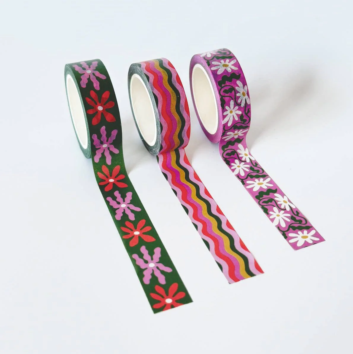 Wavy Daisy Washi Tape - Image 2