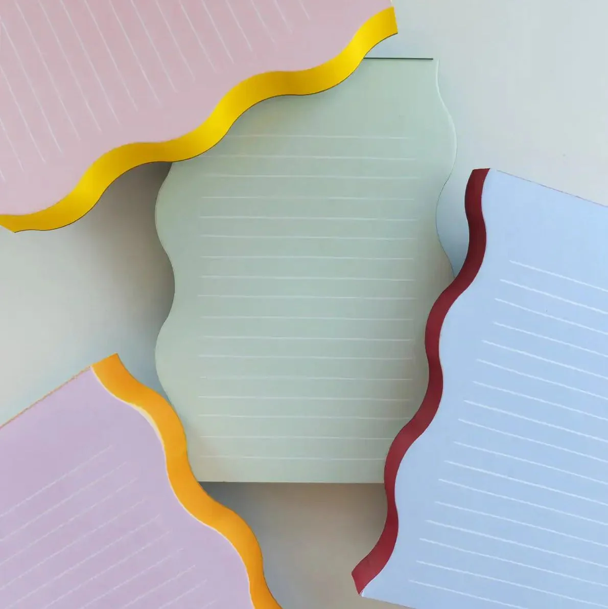 Wavy Shaped Lined Notepad - Image 13