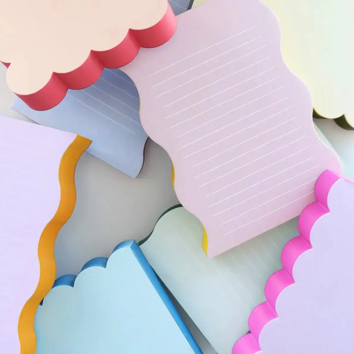 Wavy Shaped Lined Notepad - Image 14