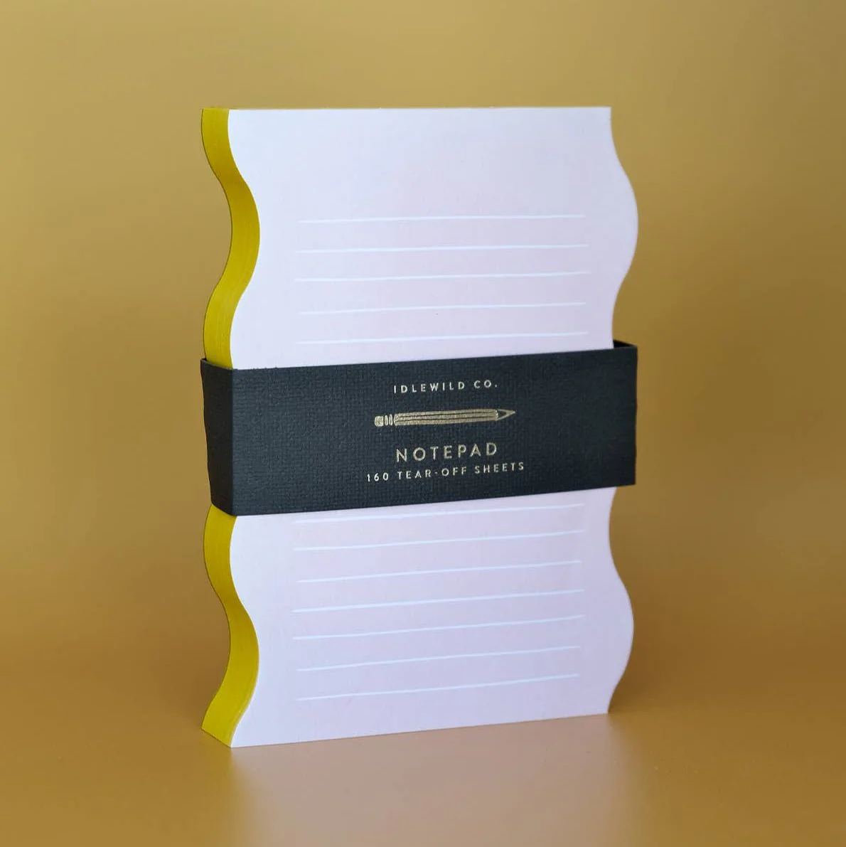 Wavy Shaped Lined Notepad - Image 3