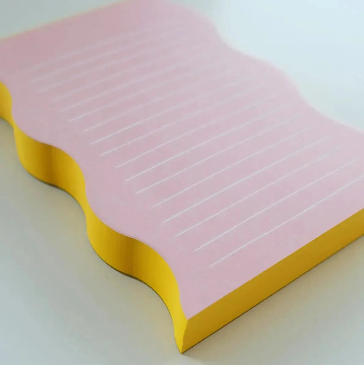 Wavy Shaped Lined Notepad - Image 4